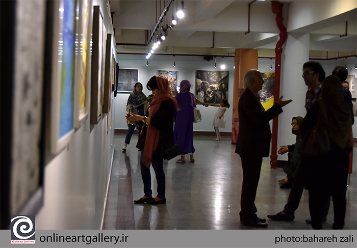 گزارش تصویری "جشنواره نقاشان نوگرای البرز" در موسسه صبا (بخش اول)